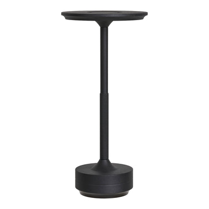 Lyneham LED tafellamp in zwart aluminium — draadloze Scandinavische sfeerverlichting