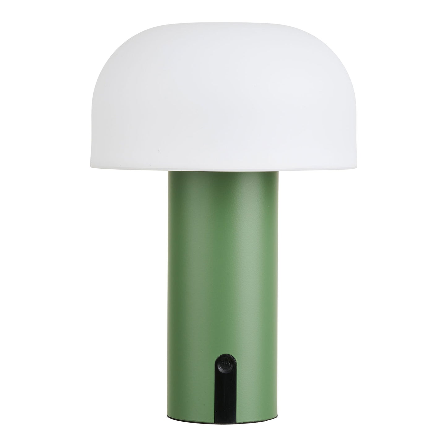 Soham groene LED tafellamp met touch schakelaar — draadloze Scandinavische sfeerverlichting
