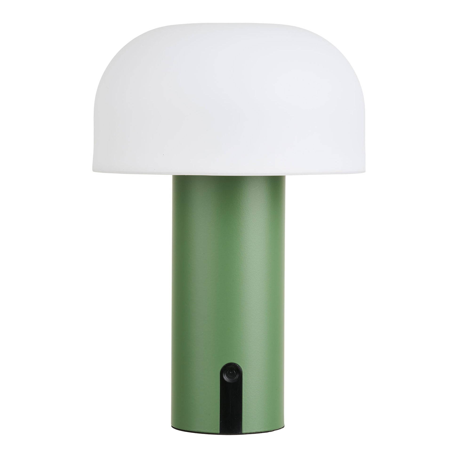 Soham groene LED tafellamp met touch schakelaar — draadloze Scandinavische sfeerverlichting