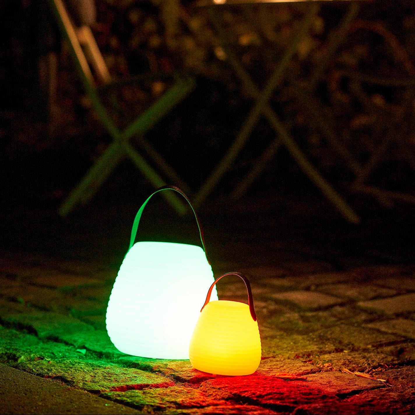Derry set sfeerverlichting tuin - RGB kleurkeuze voor elk moment