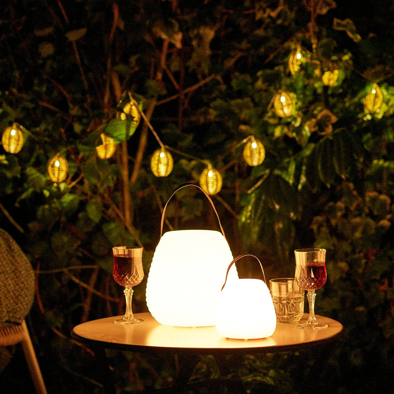 Derry set sfeerverlichting tuin - RGB sfeermaker voor zwoele Scandinavische zomeravonden