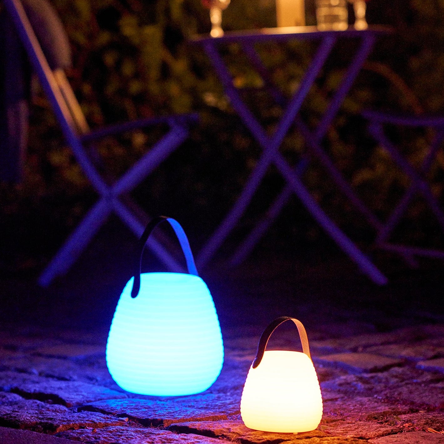 Derry set sfeerverlichting tuin - RGB kleurkeuze voor elk moment