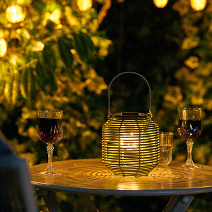 Crewe lantaarn met zonnepaneel - sfeerverlichting in tuin