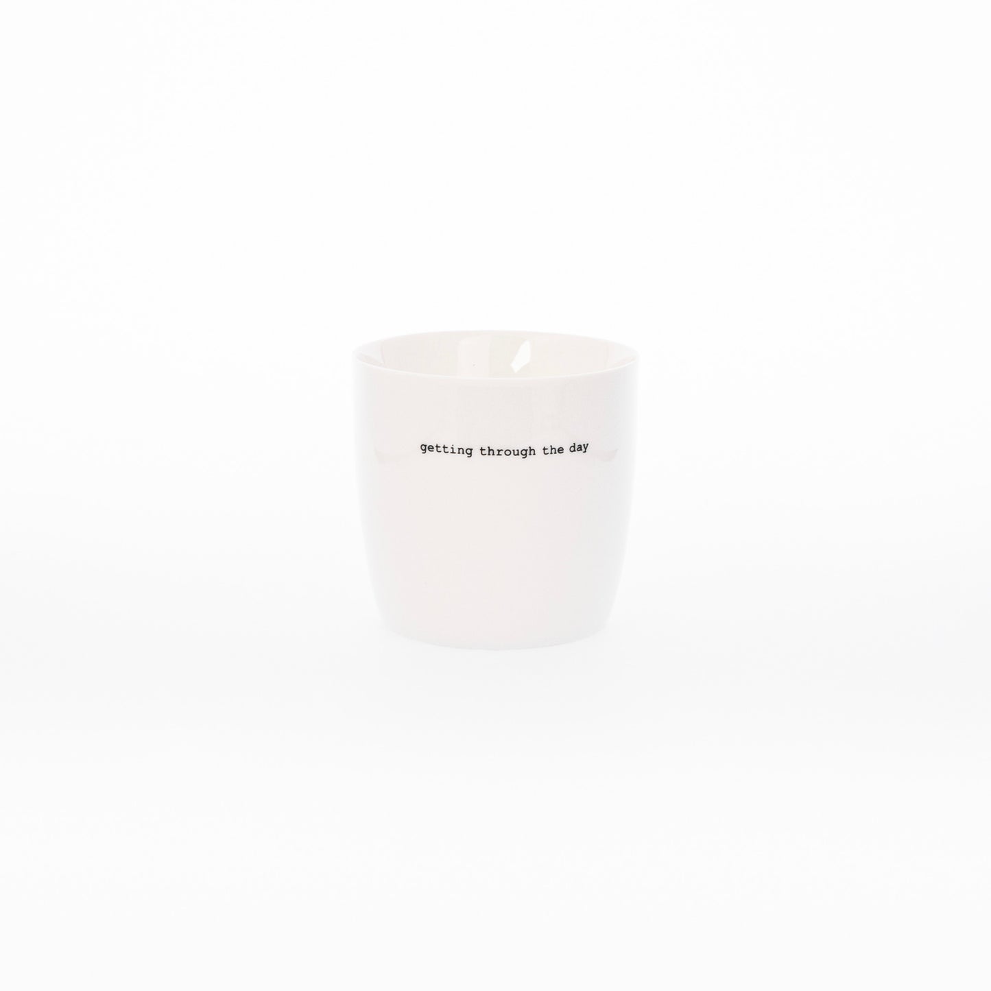 Sogne koffiemok met oor - getting through the day opschrift