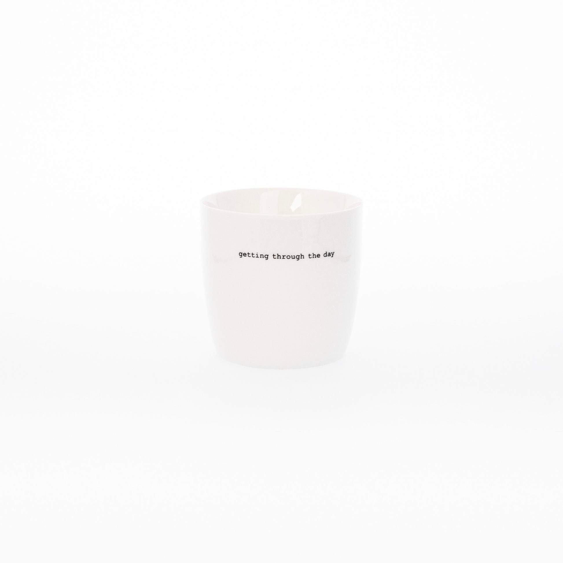 Sogne koffiemok met oor - getting through the day opschrift