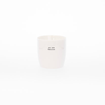Sogne koffiemok met oor - you are fabulous opschrift